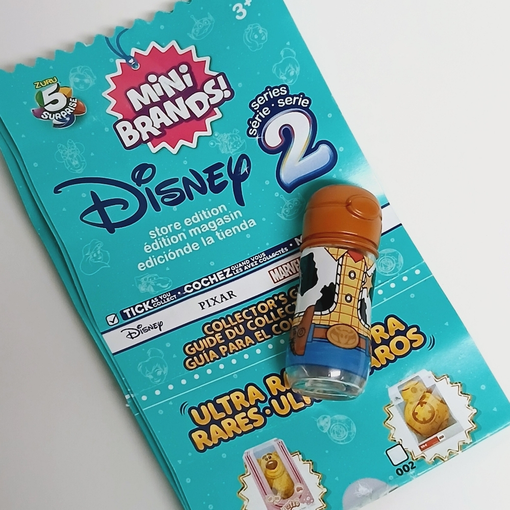 Zuru Mini Brands Disney Store Edition Series 2 Toy Story Woody Water Bottle